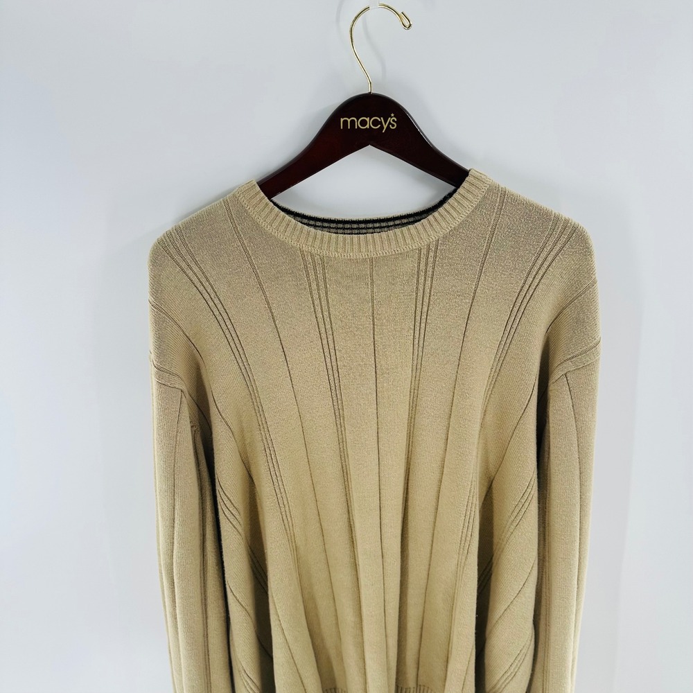 Sun River Clothing Co. Knit Sweater Striped Crew Neck Pullover XXL